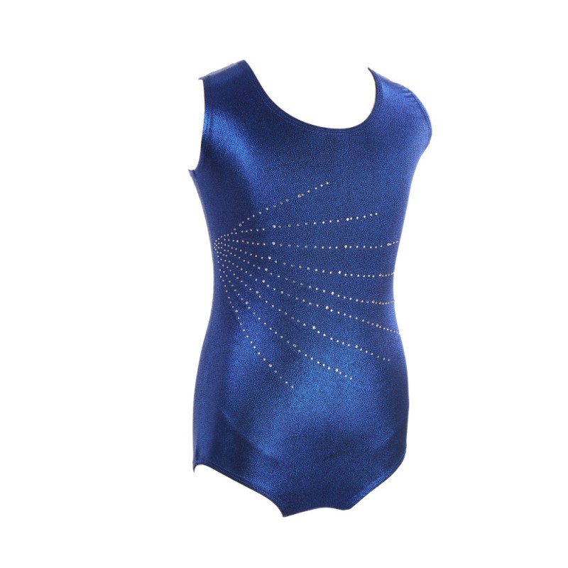 5-14Y Kids Girls Bling Ballet Gymnastics Leotards Unitards Gymnastics Jumpsuit Dancewear Team Basic Leotard