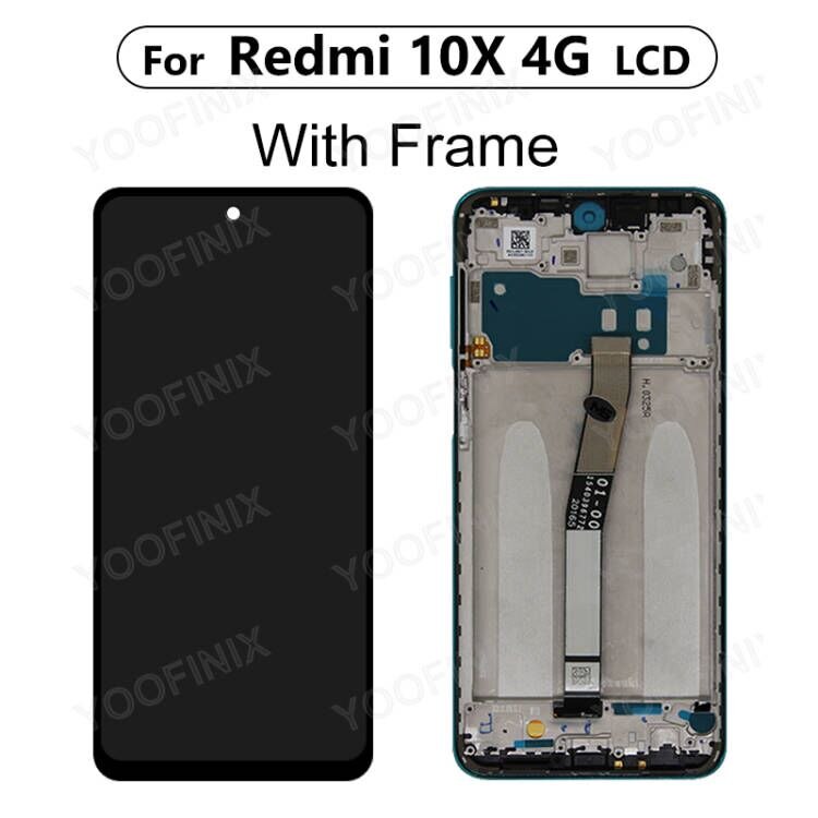 6.53&quot; Original For Xiaomi Redmi Note 9 LCD Display Screen Replacement For Redmi 10X 4G LCD M2003J15SG Display M2003J15SC Parts: 10X 4G With Frame