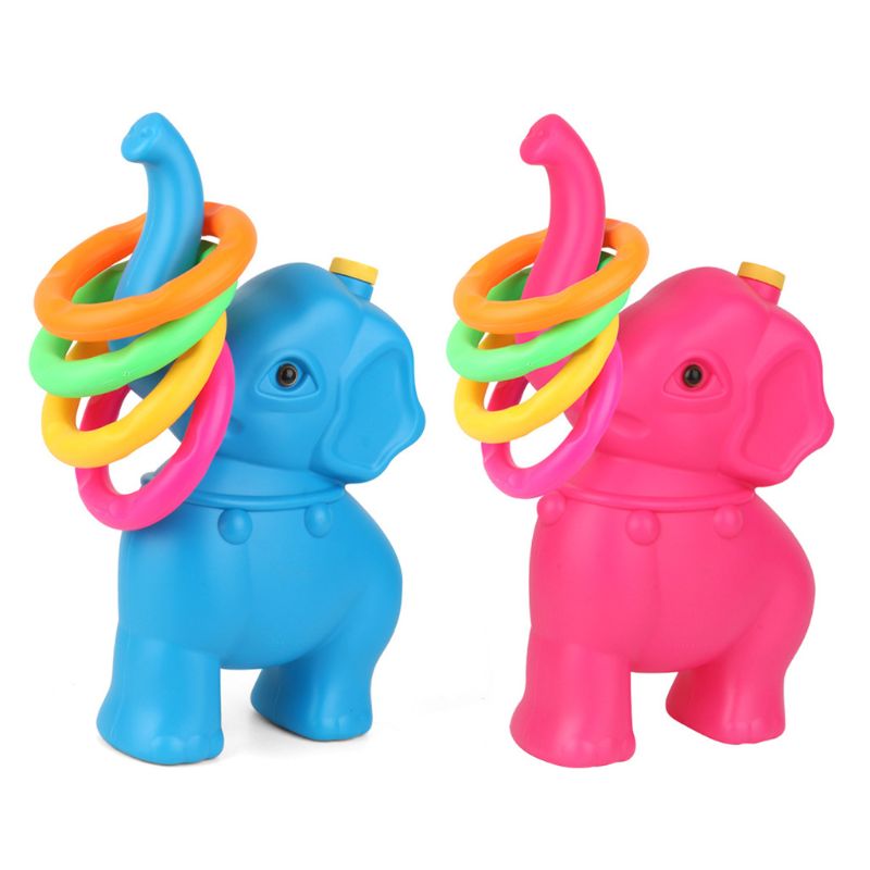 Kinderen buitensport olifant gooien ferrule ouder-kind interactieve spellen  p31b