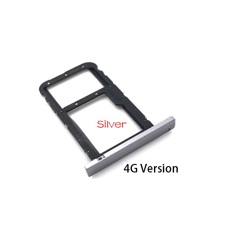 Sim-kort bakke slot holder adapter tilbehør til huawei mediapad  t3 10 ags -l09 ags -w09 ags -l03 t3 9.6 lte del: 4g version sliver