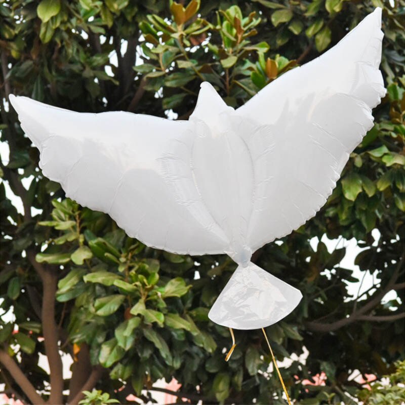 White Dove Balloons Wedding Party Decorations Flying Peace Dove Peace Bird Marriage Helium Balloon Bride And Groom Decor