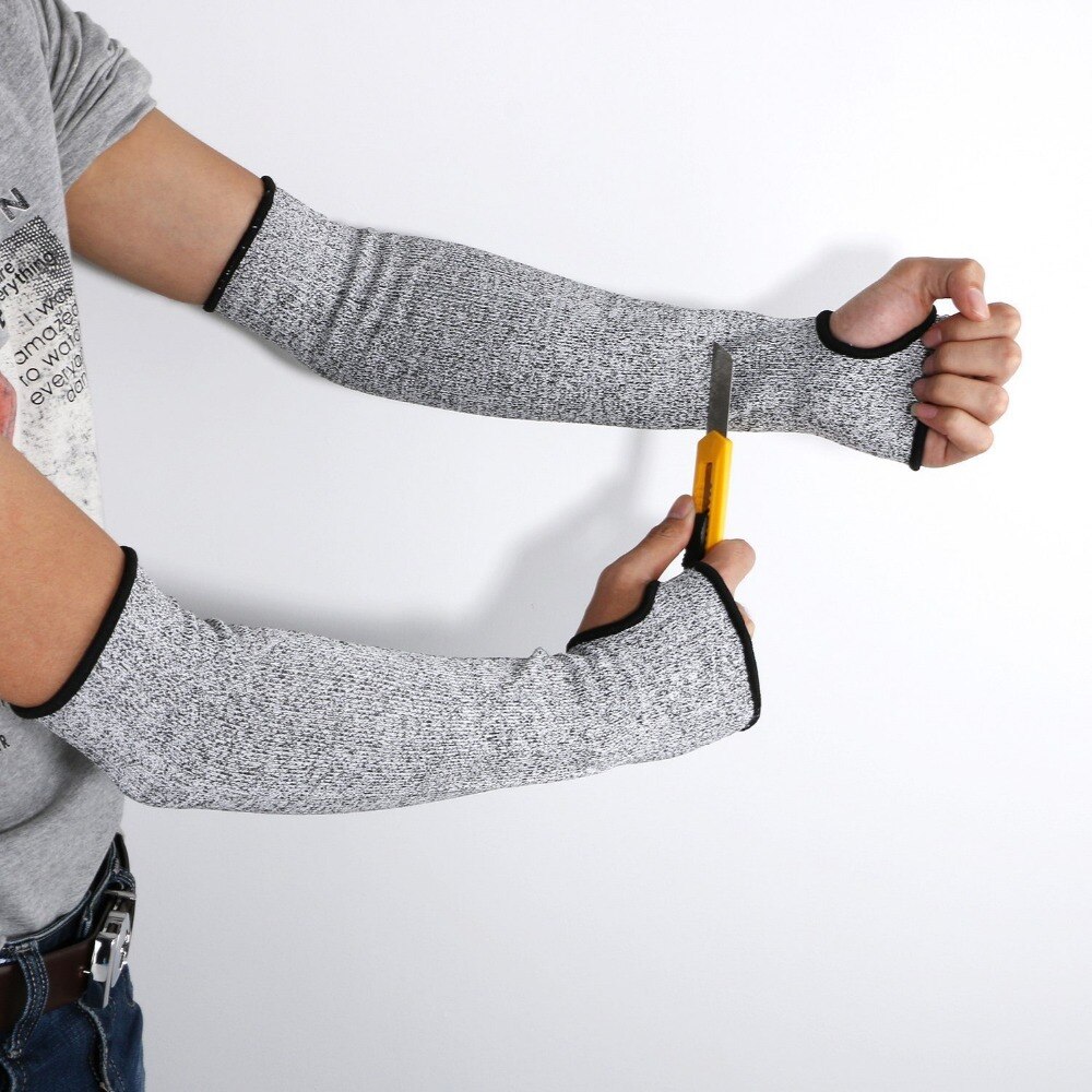 1 Pc Veiligheid Anti-Cut Vissen Handschoenen Hittebestendige Mouwen Werkplek Arm Guard Bescherming Armband Handschoenen