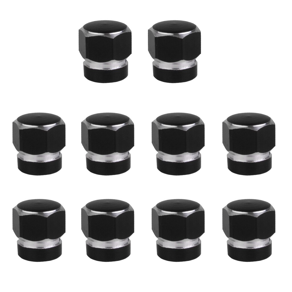 Bouchon de Valve Schrader pour pneu de moto et de vélo, 10 pièces