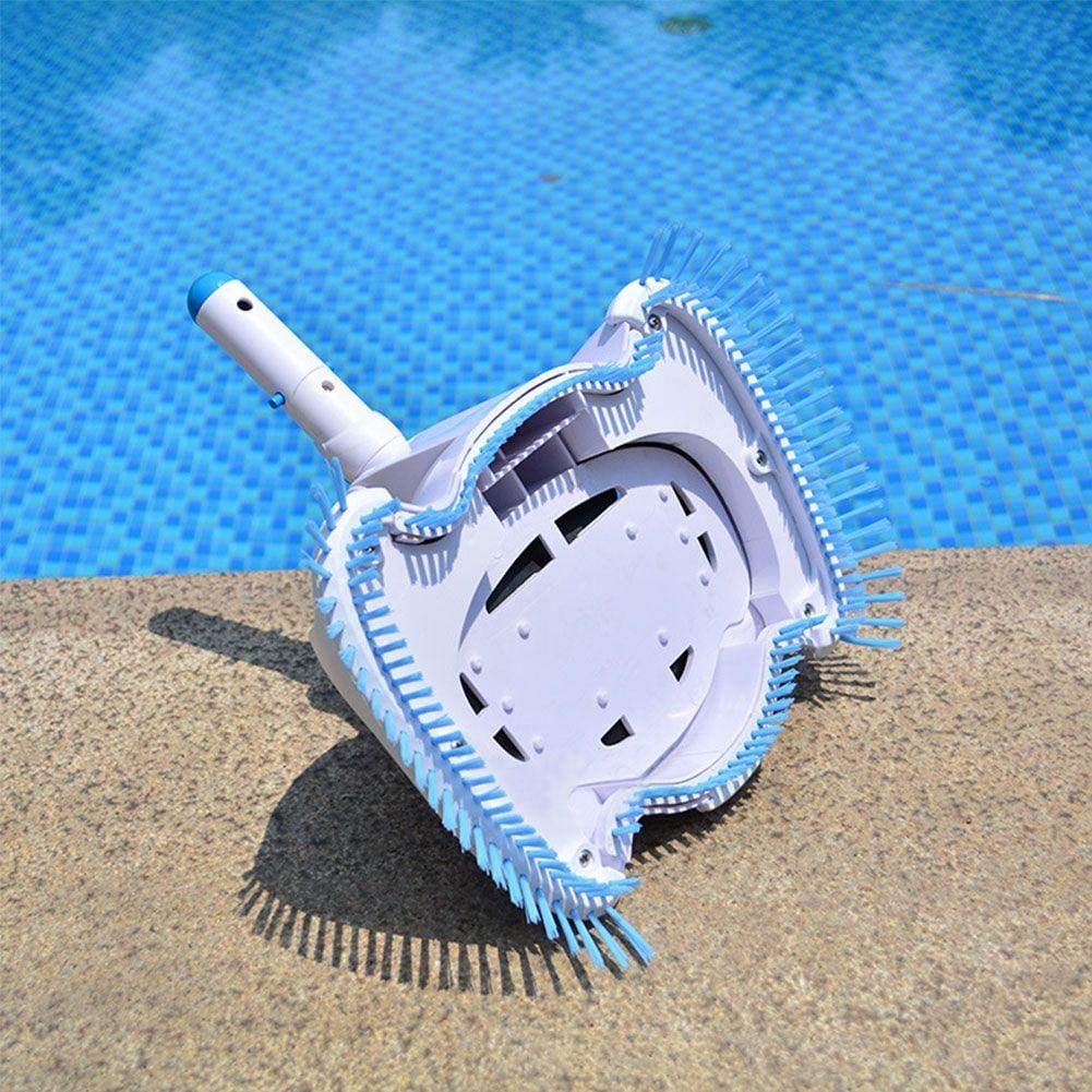 Swimming Pool Vacuum Head Cleaner Brush with Transparent Cover Portable One-Piece Suitable Luxury Vacuum Head