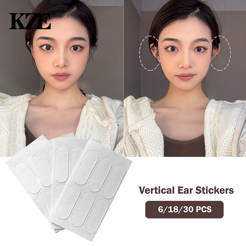 6-30 sztuk elf naklejki na uszy fornir uszy stają się korekcją uszu pionowe naklejki na uszy naklejki na uszy zdjęcie stereotypy naklejki buźki V