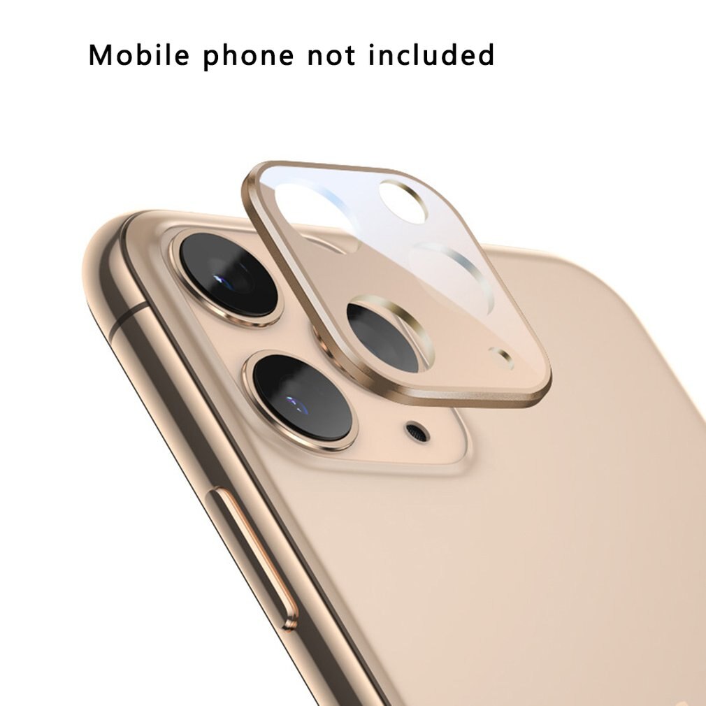 Mobile Phone Back Camera Lens Tempered Glass Protector Film For iPhone 11 Anti-Blu-ray Camera Lens Cover: 11 Pro gold