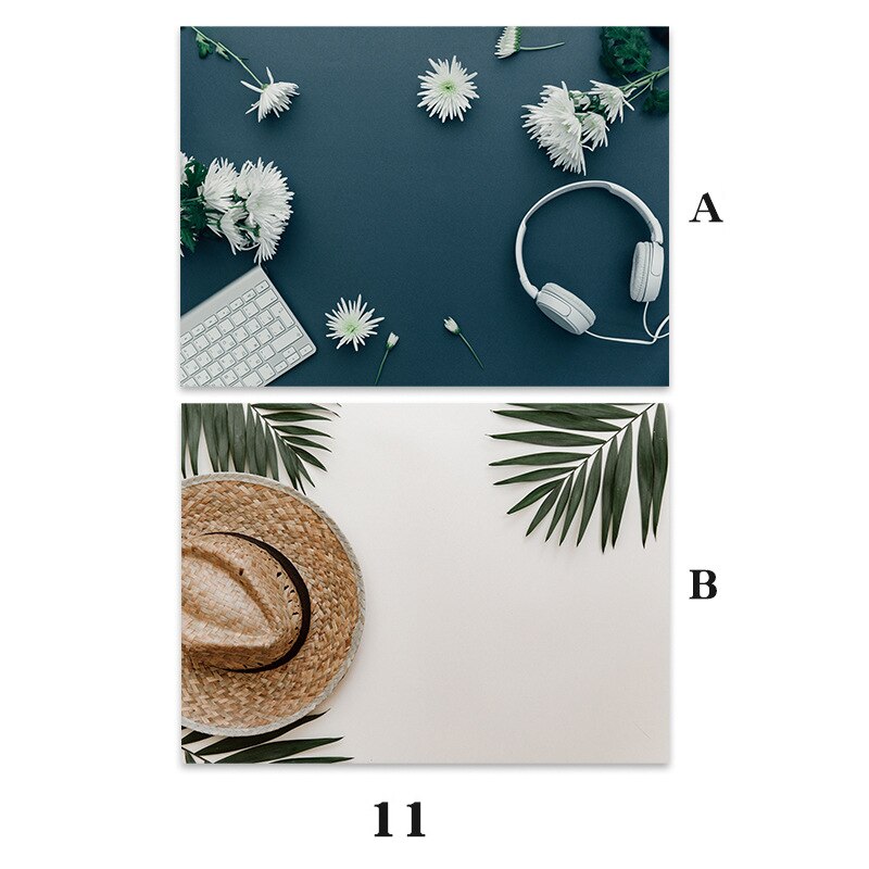 Arrière-plan de photographie Double face 57x42cm, toile de fond de table, accessoires de produits cosmétiques, séance Photo pour bijoux alimentaires: Couleur Camel