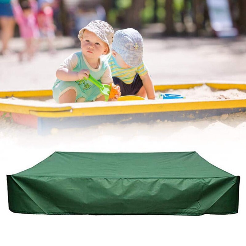 Quadratische Wasserdichte Oxford Tuch Staub Abdeckung Baldachin Kordelzug Sandkasten Sandkasten Staubdicht Abdeckung