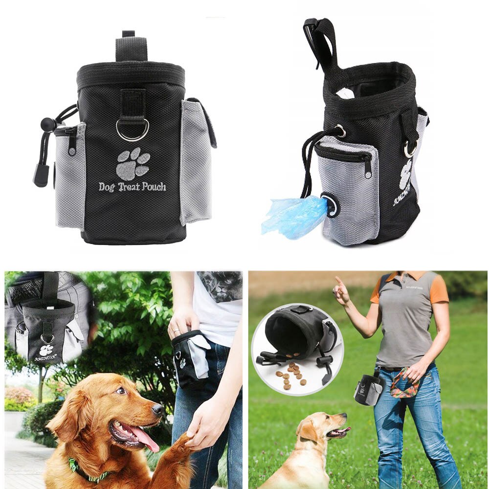 Bolsa de comida para tratar comida de perros y mascotas, cebo de obediencia para cachorros, bolsa de comida para entrenamiento, suministros para mascotas, contenedor de alimentos