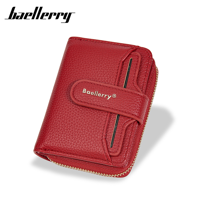 Short Women Zipper Wallets Large Capacity Card Holder Brand Female Purses Coin Pocket Photo Holder Wallet For Girls