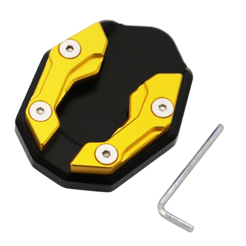 Motorcycle Side Parking Kickstand Support Plate Extension Pad voor PCX150 PCX160 H9EE: Goud