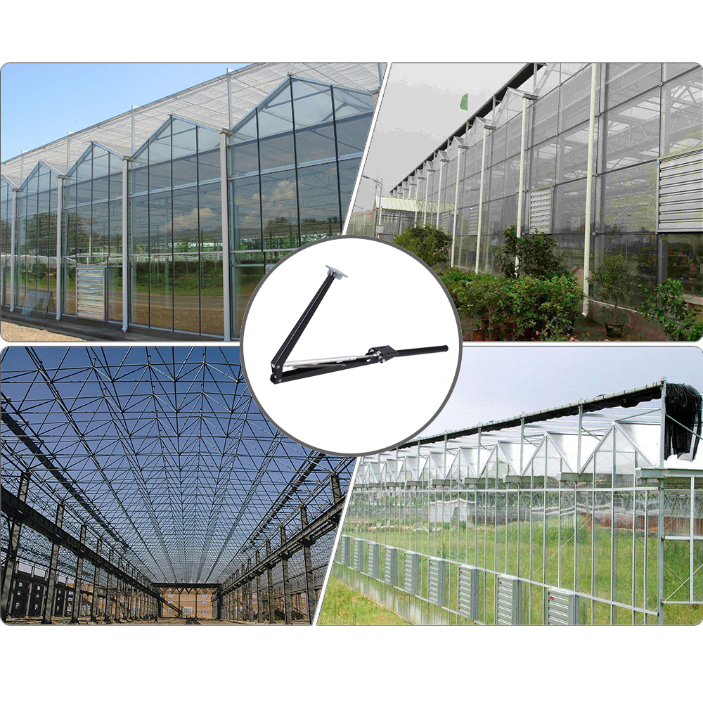 Automatic Greenhouse Window Opener Auto Vent Opener Temperature Sensitive Paint Spraying Iron Single Spring Vent Opener Opening