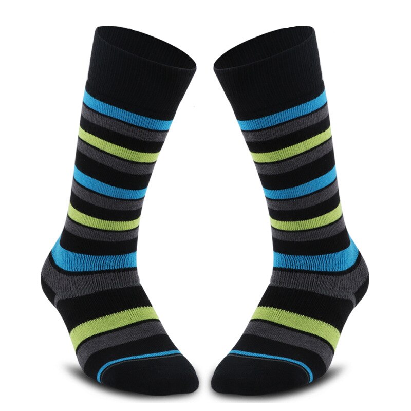 Winter Thermische Sport Mountain Snowboard Skiën Sokken Wandelen Mannen Vrouwen Knie Voetbal Compressie Kousen ijshockey kids: Zwart / XS
