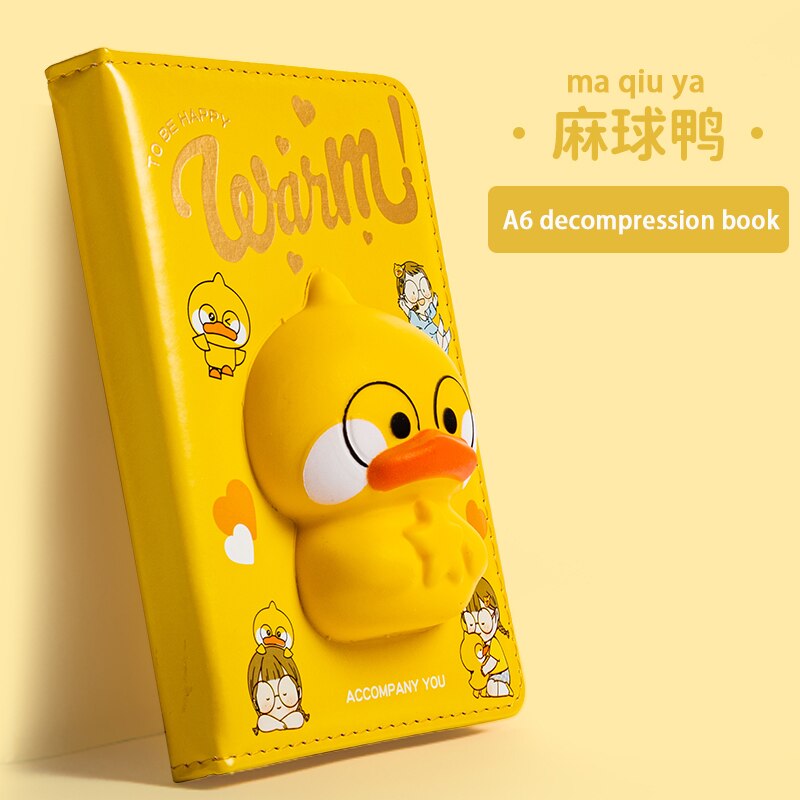 Super Leuke Zachte Drukken Notebooks Roze Meisje Hart Decompressie Memo Pad Briefpapier Kawaii Stijl Journal Illustratie Levert: ma qiu ya