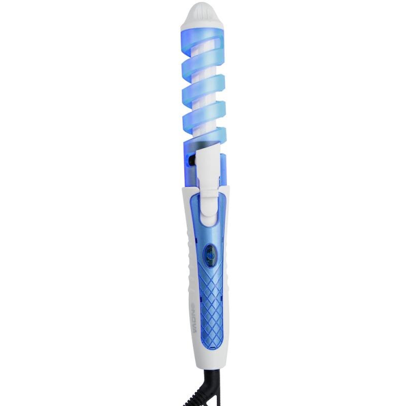 Rizador de pelo eléctrico de cerámica en espiral, 1 unidad, automático: Blue / EU