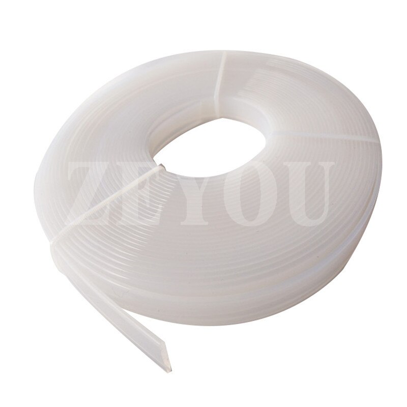 12*2.5mm 1meter long transparent PFA flat welding rod strip for PTFE products soldering