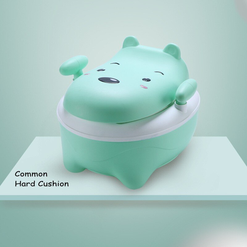 Bonbons couleur bébé infantile siège de toilette grand enfant enfants bébé toilette formation pot urinoirs tiroir Style facile à nettoyer: Green Common Hard