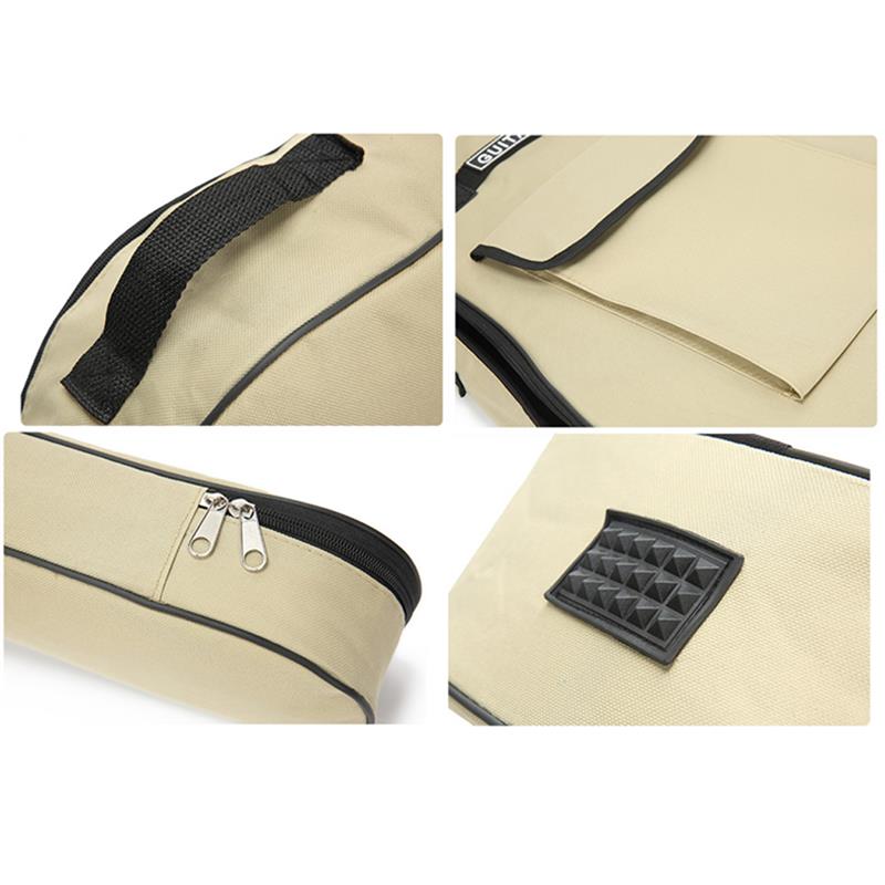 Bageek 40/41 Inch Oxford Fabric Acoustic Guitar Gig Bag Waterproof Backpack 5mm Cotton Double Shoulder Straps Padded Soft Case