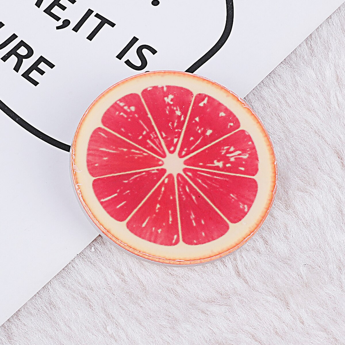 Søde akryl badges nåle til tøj/taske/sko dekoration badge rygsæk frugt pizza pin knap akryl broche: 3
