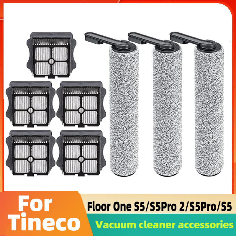 Rullo a spazzola per Tineco pavimento uno S5 / S5 pro2 parti rullo spazzola filtro HEPA bagnato asciutto aspirapolvere accessori di ricambio