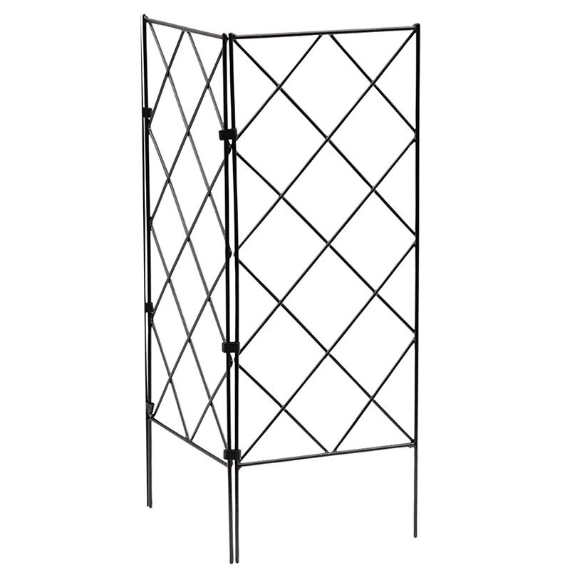 Plant Support Frame Cage Assembled Plant Vegetable Trellis Support Stakes For Indoor Pot Outdoor Use Garden Pea Bean Trellis