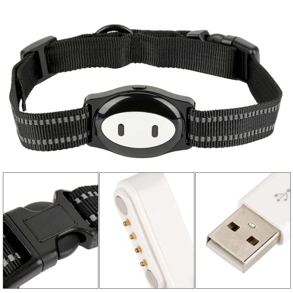 Real Time Huisdier Gps Kraag Tracker Locator & Activiteit Monitor Waterdicht Niveau Black Tracking Apparaat Voor Honden En Katten