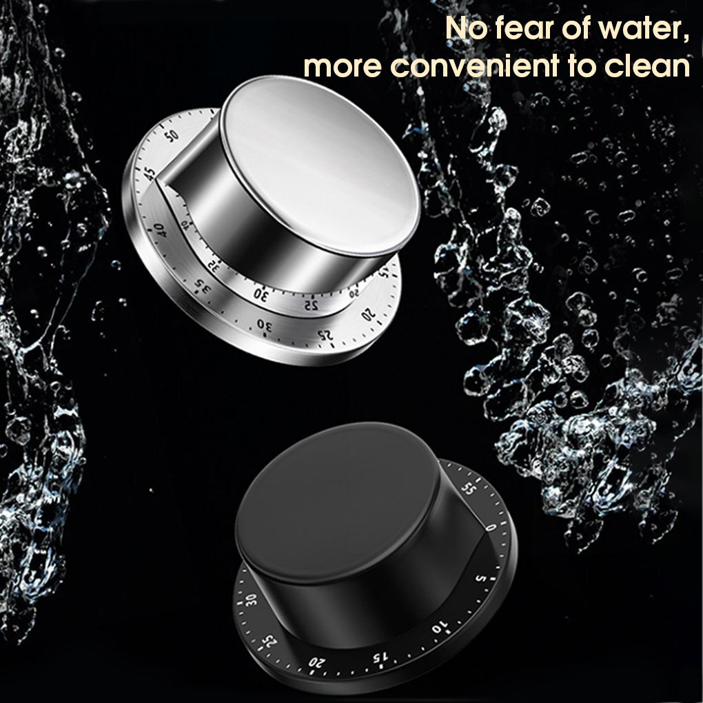 Kitchen Timer Precise Mechanical Alarm Rotated Portable Clock Countdown Timing Reminder Stop Watch Accessories