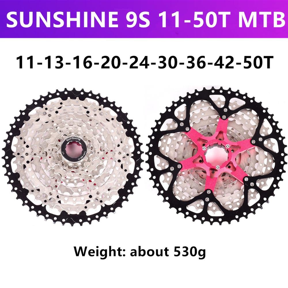 SONNENSCHEIN MTB/rennrad 9/27 geschwindigkeit Variable geschwindigkeit kassette schwungrad 11-23T/25T/28T/32T/36T/40T/42T/46T/50T kassette schwungrad