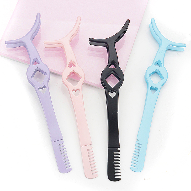 1 pc Beruf elle Wimpern zange mit Kamm pinzette Locken falsche Wimpern Clip kosmetische Augen Frauen Schönheit machen-hoch-Werkzeug