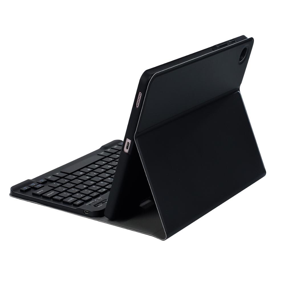 Wireless Keyboard For Samsung Tab S6 lite 10.4 P610 P615 Ultra-thin detachable Bluetooth keyboard leather case with pen slot