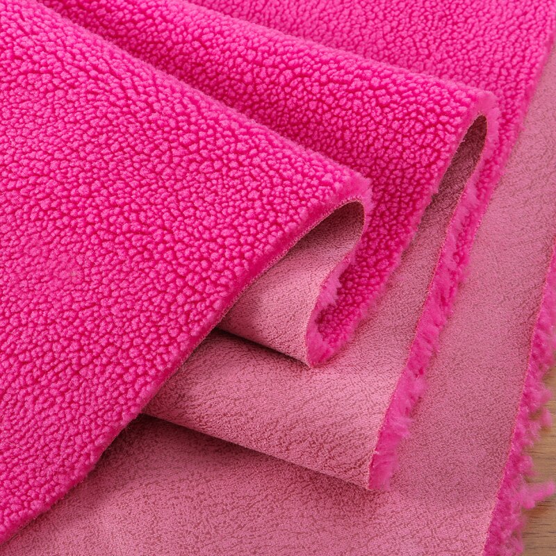 Particle Velvet Composite Suede Fabric Imitation Cashmere Fur One Coat Clothing Fabric Thickened Sheep Shearing: 10