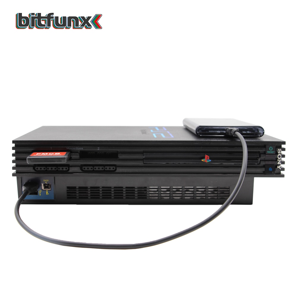 Bitfunx PS2 FMCB Card for USB games+2.5''SATA HDD Hard Disk Drive with PS2 games in Hard Disk Case USB3.0