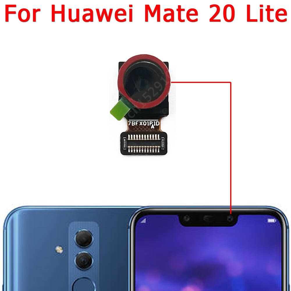 Original Rear Front Camera For Huawei Mate 20 Pro Mate20 Lite X 20X Facing Frontal Back Selfie Flex Camera Module Spare Parts: Mate20Lite Front