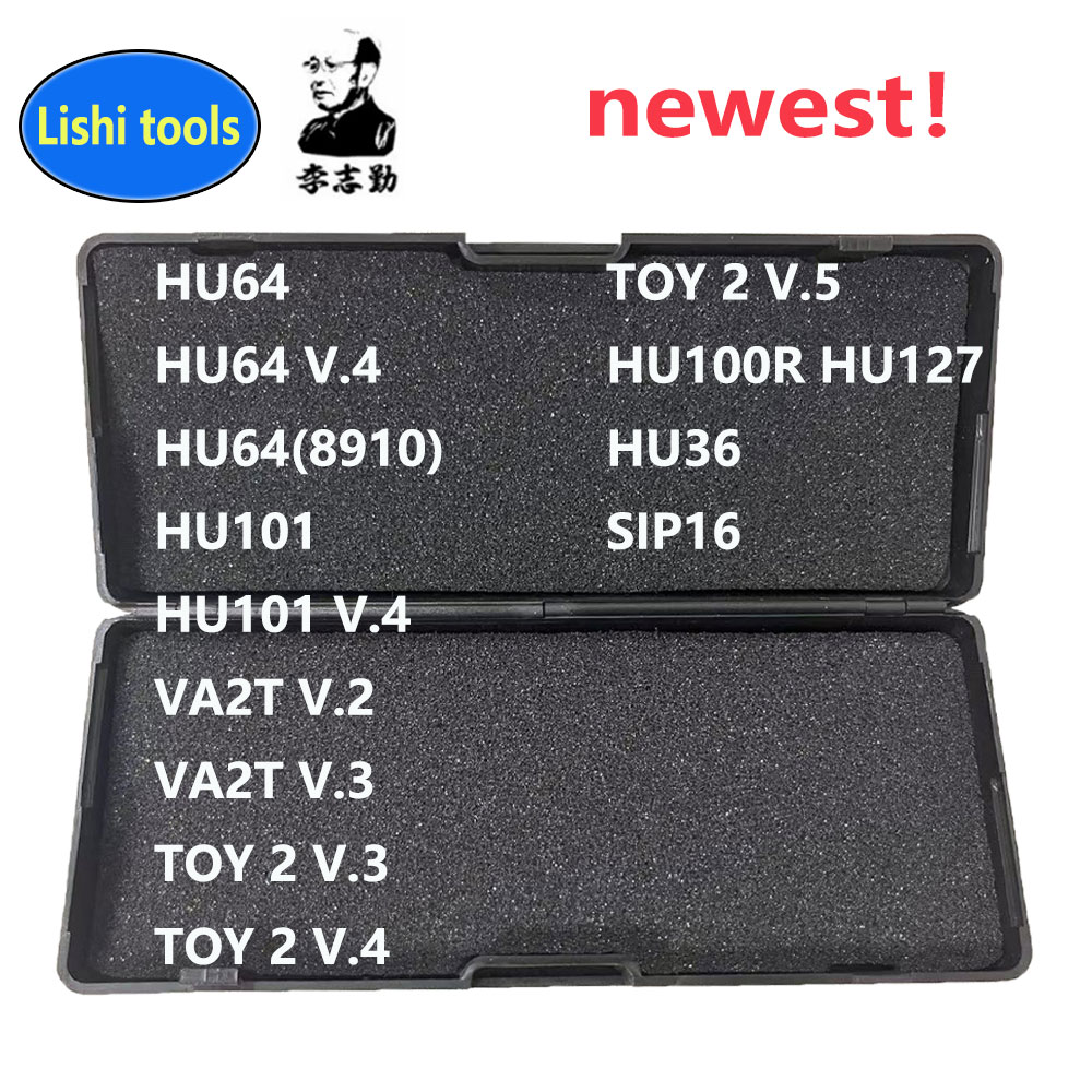 Lishi 2 in 1 verktyg  hu64 hu64(8910) hu64 v.4 hu100r/hu127 hu100r hu101 hu101 v.4 va2t v .2 va2t v .3 leksak 2 v.3 leksak 2 v.4 leksak 2 v.5