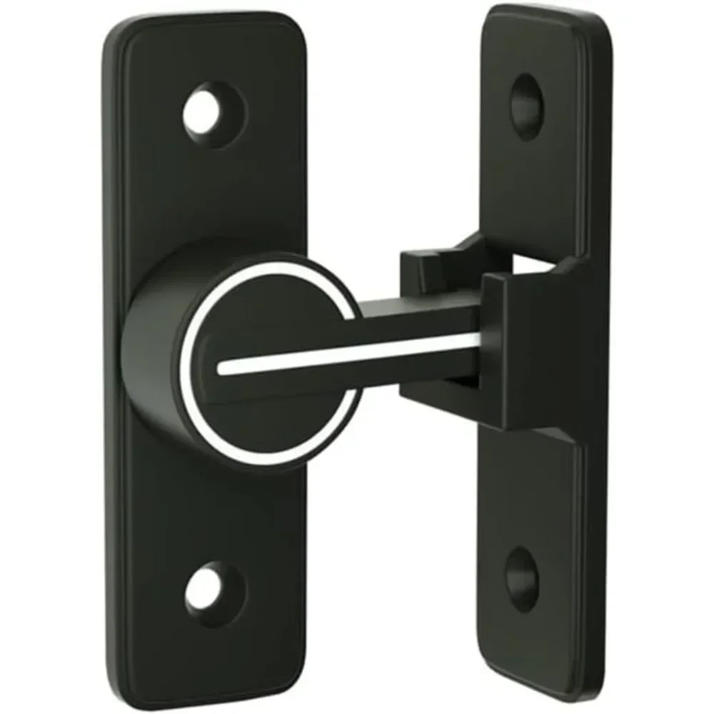 Interior Door Bolt Luminous Bolt old-fashioned Surface-mounted Room Roor Latch 90 Degree Heavy-duty Lock: Yellow