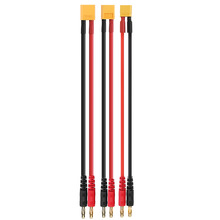 CLAITE 12AWG XT30/XT60/XT90 Stecker zu 4,0 Banane Stecker Silikon Ladekabel für B6 AC Gleichgewicht Ladegerät