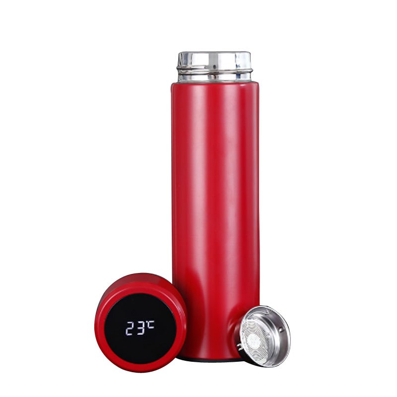 Termo de acero inoxidable con pantalla de temperatura, taza de café de viaje, té, leche, taza , termo inteligente