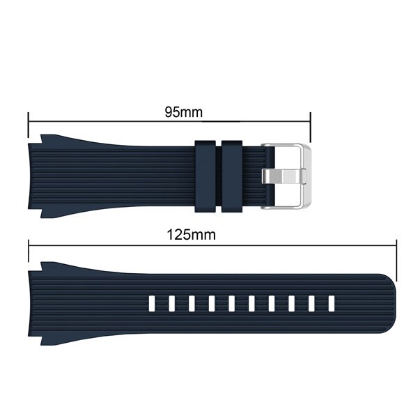 Galaxy 46mm watchband Replacement silicone strap For Samsung Gear S3 22mm sport wristband For Samsung Galaxy 46mm SM-R800 watch