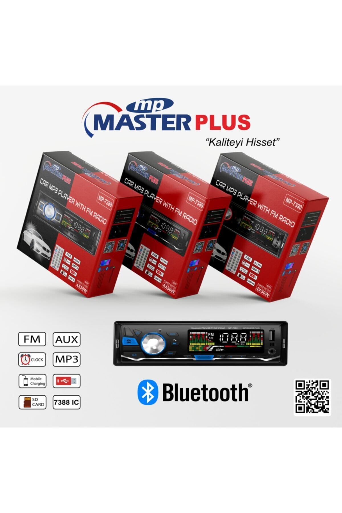 Bluetooth Auto Tape Recorder Car Tape Master Plus Stereo Mp-7389