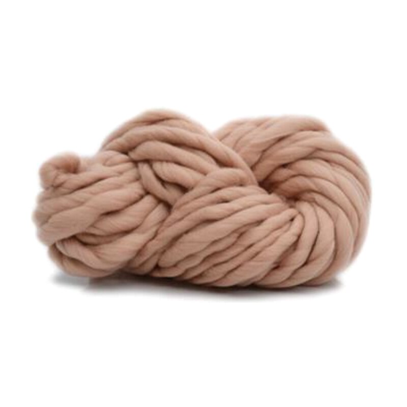 Pure Wool Thick Yarn Hand Knitting Spin Yarn For Diy Winter Blanket Hat Supplies 21 Colors: 8