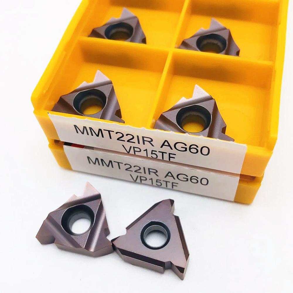 MMT 22ER 22IR AG60 VP15TF UE6020 US735 thread turning tool cutting tool external thread lathe tool CNC carbide thread insert