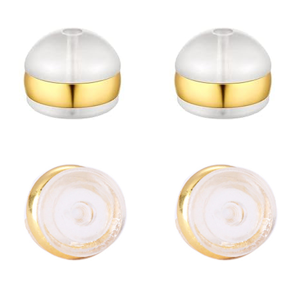 10/30/50 Stuks Hamburger Vorm Zachte Siliconen Oor Terug Stoppers Stekkers Voor Diy Oorbel Sieraden Maken Accessoires bevindingen Deco Onderdelen