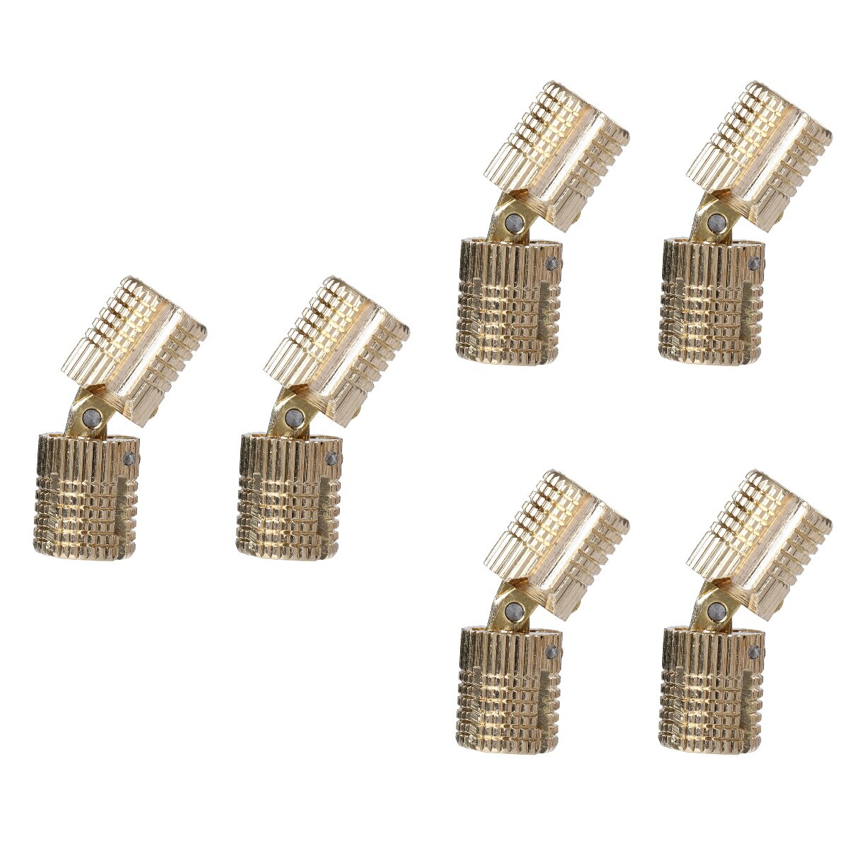 6 pcs Opening Angle Cabinet Hinges Concealed Box Hinges Hand Craft Hinges: Default Title