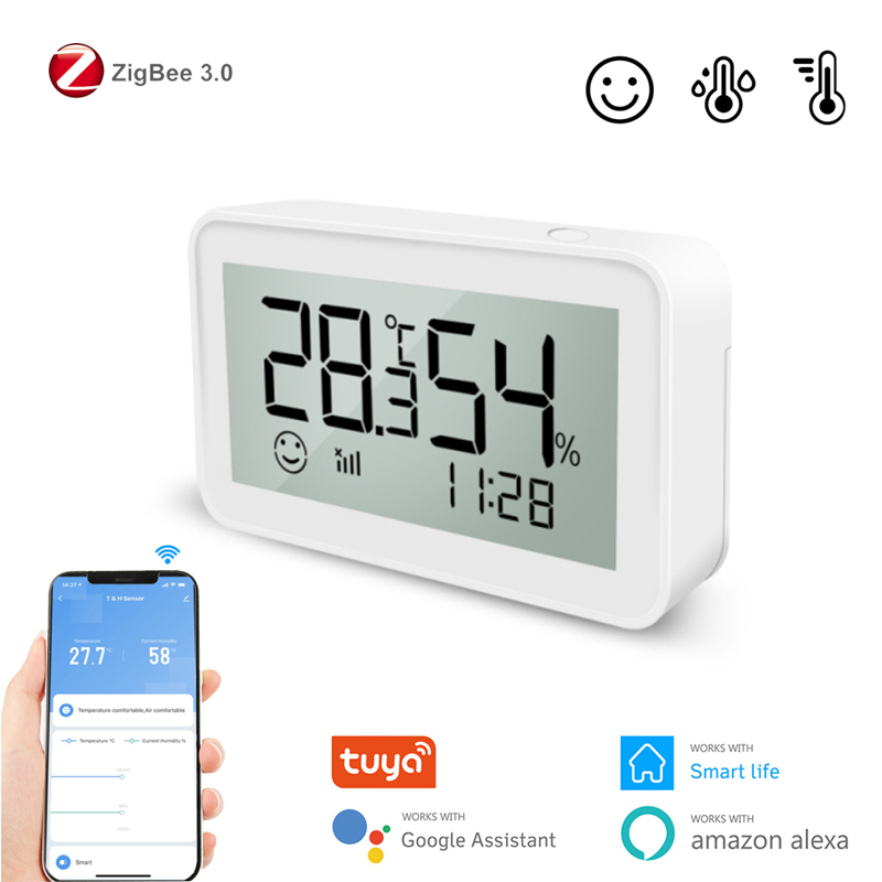 Tuya Zigbee Temperature and Humidity Sensor Batter... – Grandado