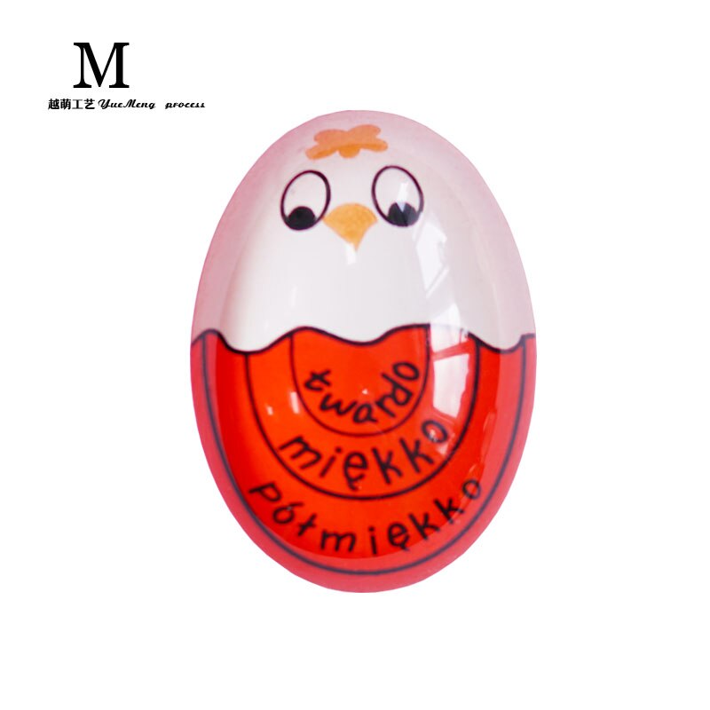 Kjøkken timing artefakt tegneserie fargeskiftende vår egg godteri hjerte posjert hjerte egg kokt egg tidtaker: Levende rød