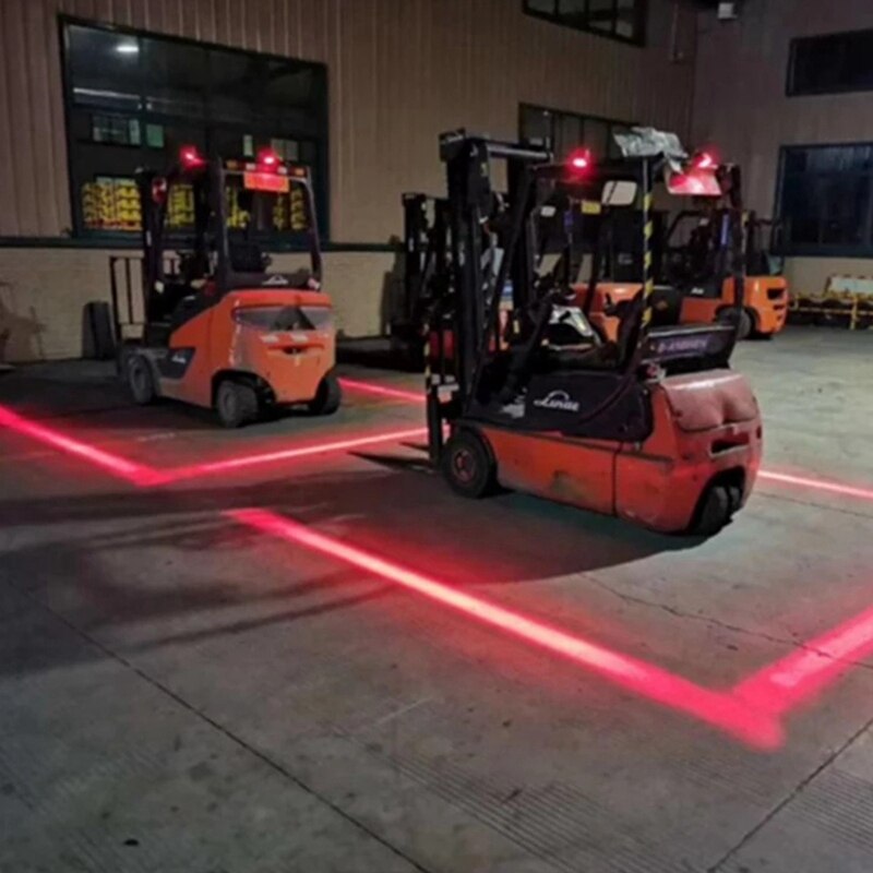 10-80V 7303S Forklift LED Warning Light Linear Area Safety Light Forklift Reversing Indicator Light Working Light