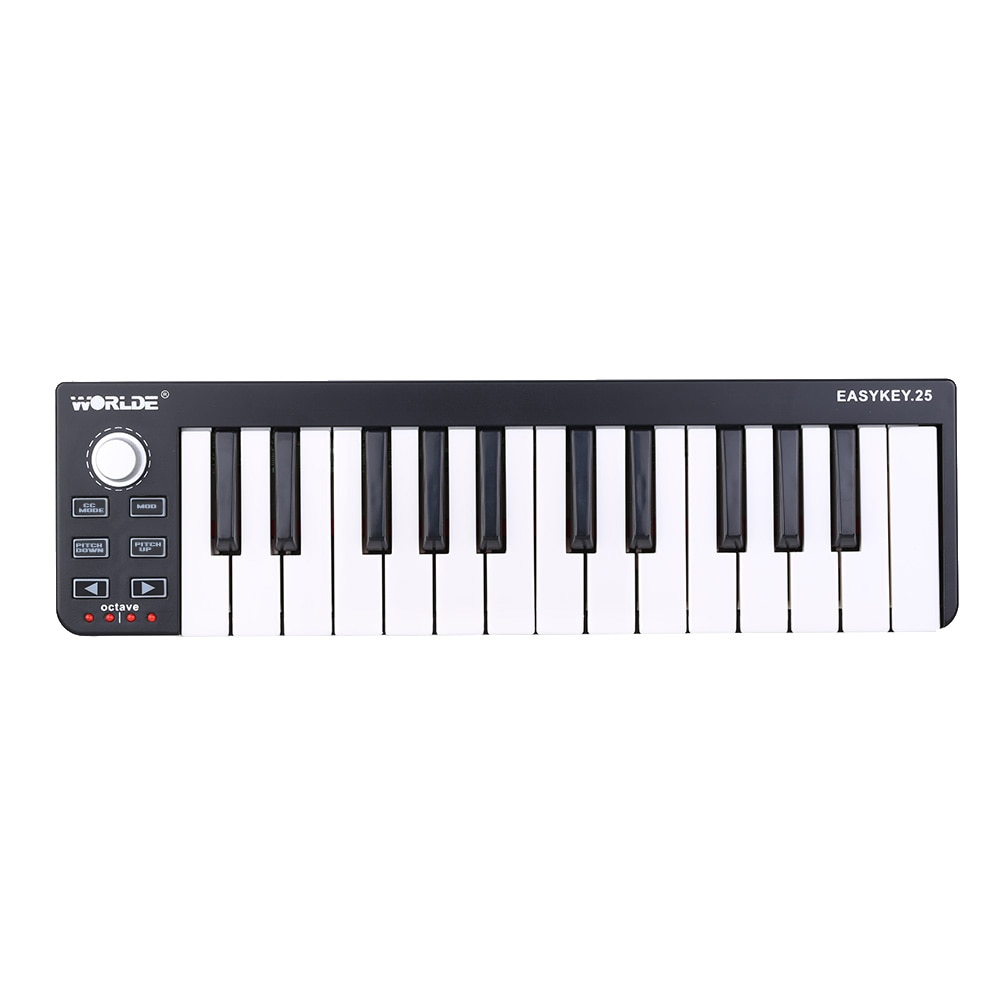 Worlde Midi- Tastatur Easykey.25 Tragbare Mini 25-Schlüssel USB Midi- Regler синтезатор Klavier Tastaturen Elektronische orgel