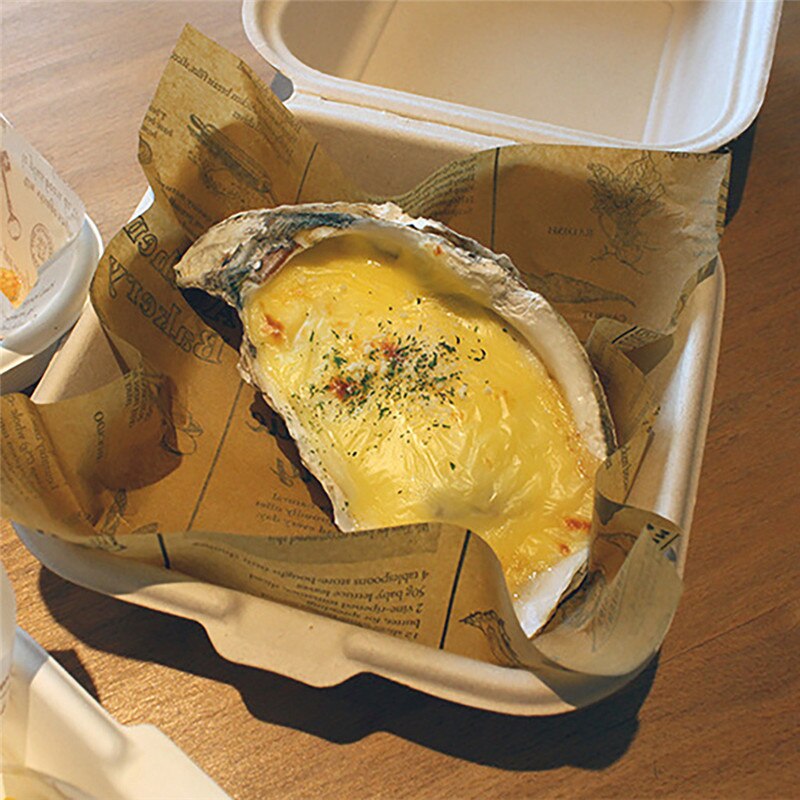 10pcs Disposable Eco-Friendly Bento Box Meal Storage Food Prep Lunch Box Fruit Salad Hamburger Cake Packaging Box Writable @C