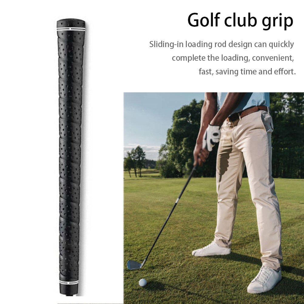 anti-slip Golf Rubber Grip Fishing Rod Hand Irons Wooden Swing Universal Golf Club Grip