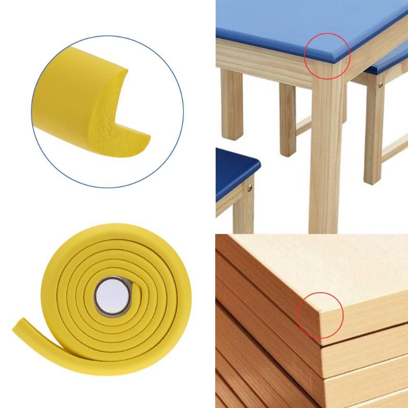 2M Rand Ecke Protector für Möbel Gummi Baby Schutz Kissen Wache Streifen Weichmacher Stoßstange Baby Sicherheit Schreibtisch Tisch